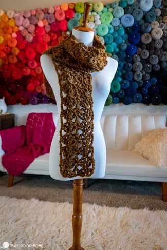 afternoon scarf: free crochet pattern