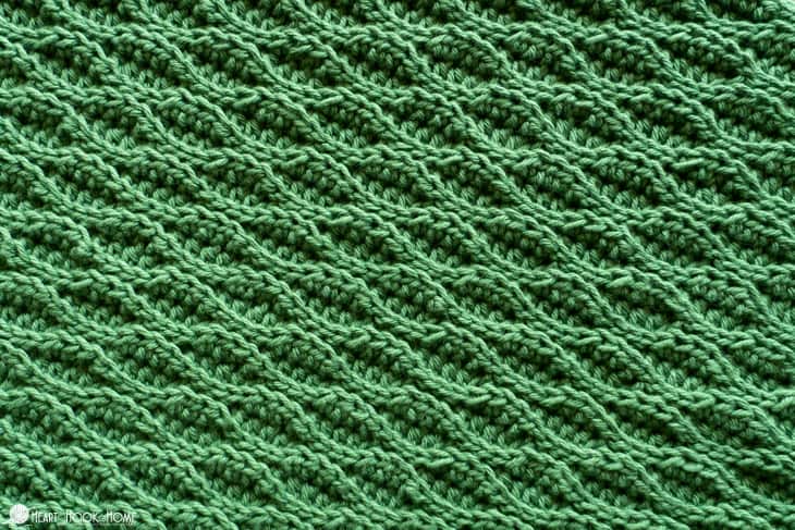 almond ridges crochet stitch tutorial