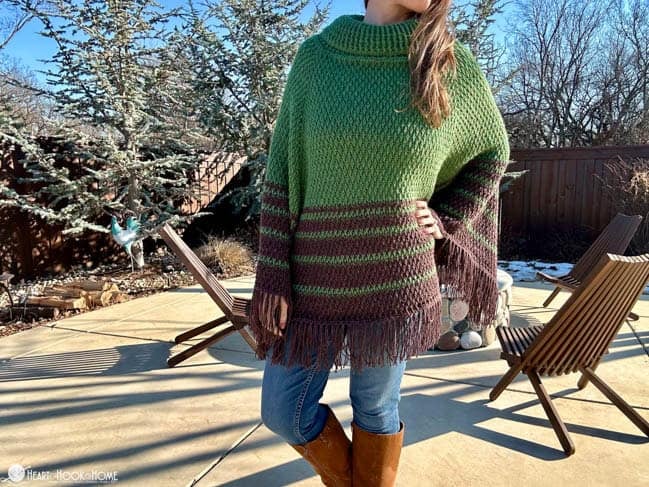 everest poncho crochet pattern