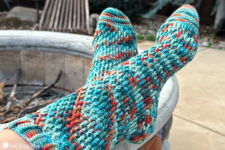 Alpine Socks: Free Crochet Pattern