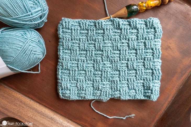 crochet basketweave stitch
