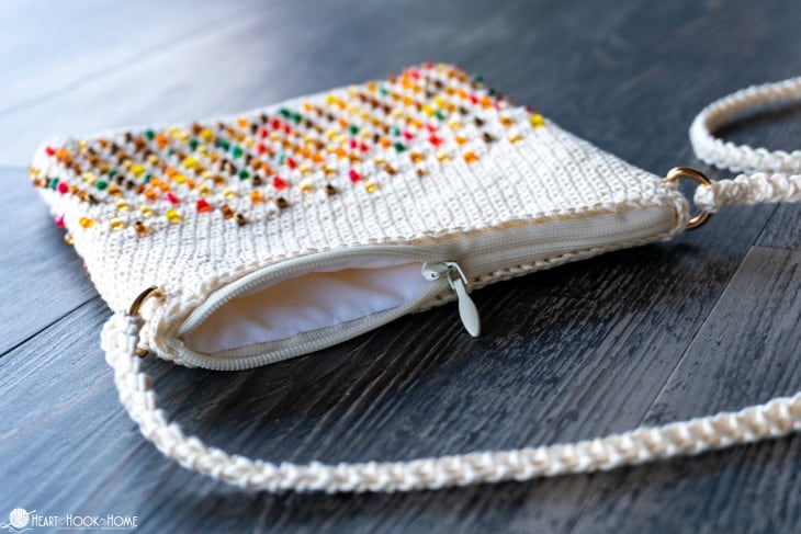 beaded crochet purse free pattern