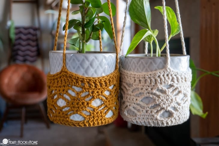 best crochet plant hanger pattern