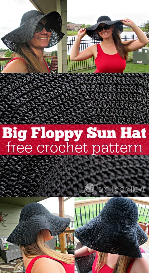 Floppy Sun Hat Free Crochet Pattern
