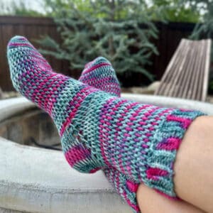 Tunisian Socks (Printable Version)