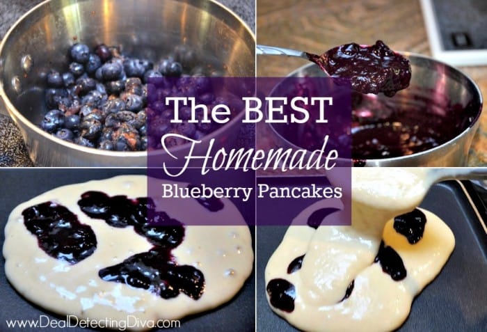 Example of the Best Blueberry Pancake recipe.
