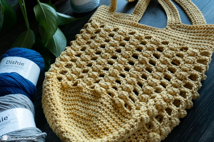 bobbles baubles bag crochet pattern