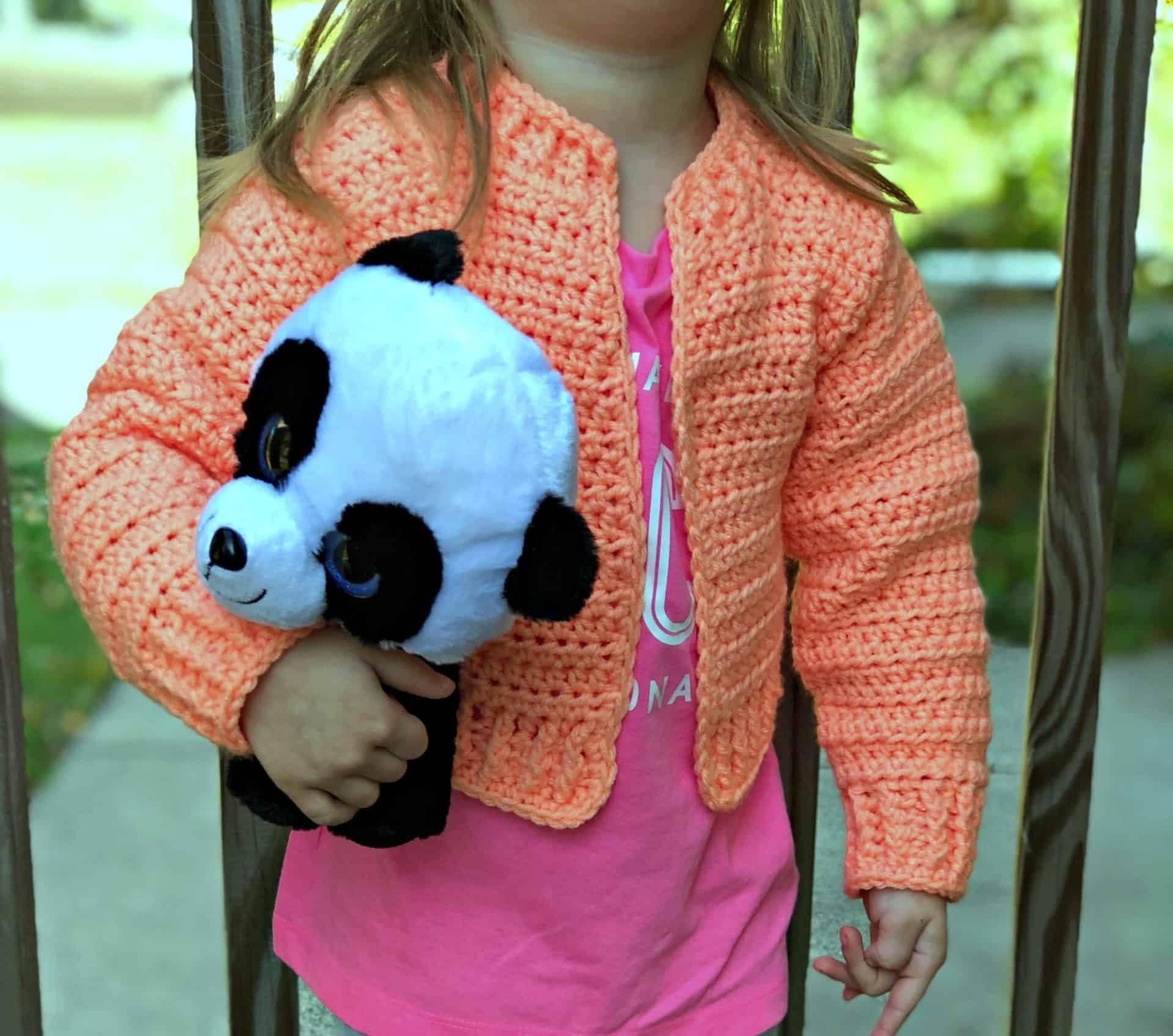 Bomber Cardigan for Kids, Size 2/3T