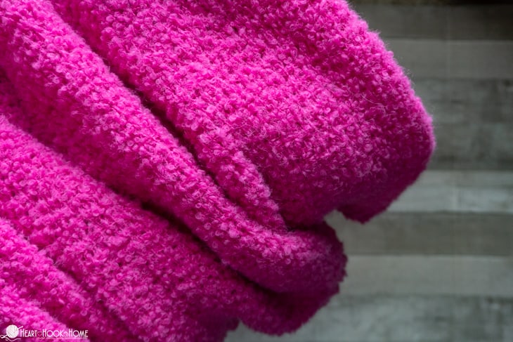 boucle yarn crochet pattern