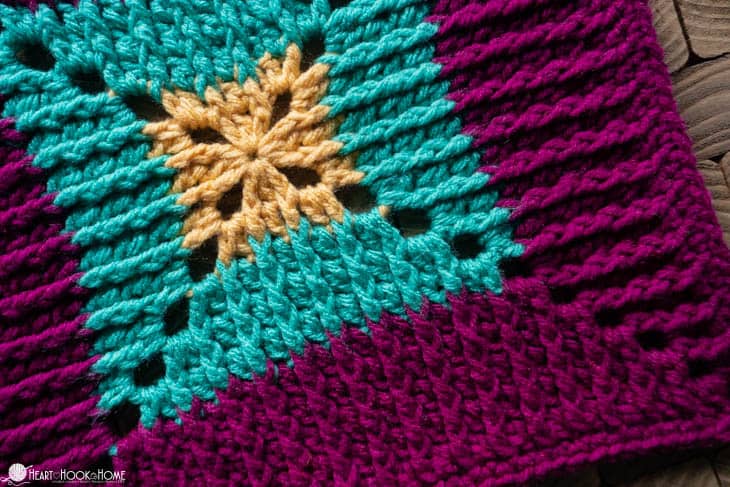 Butterfly Vibe Afghan Square free pattern