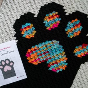 crochet cat blanket