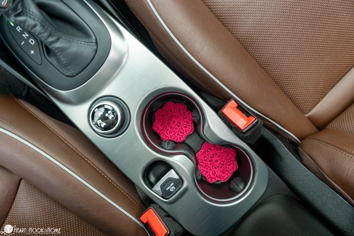 car coaster crochet pattern