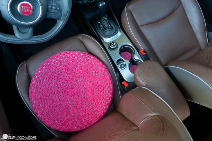 car seat cushion free crochet pattern