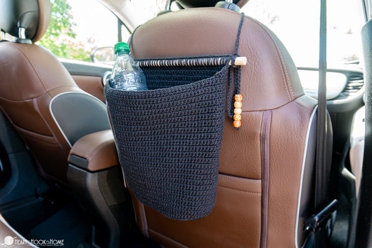 car waste basket crochet pattern