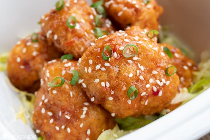Thai Sweet Chili Fried Cauliflower Bites