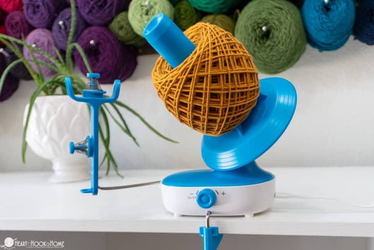 blue caydo electric yarn winder