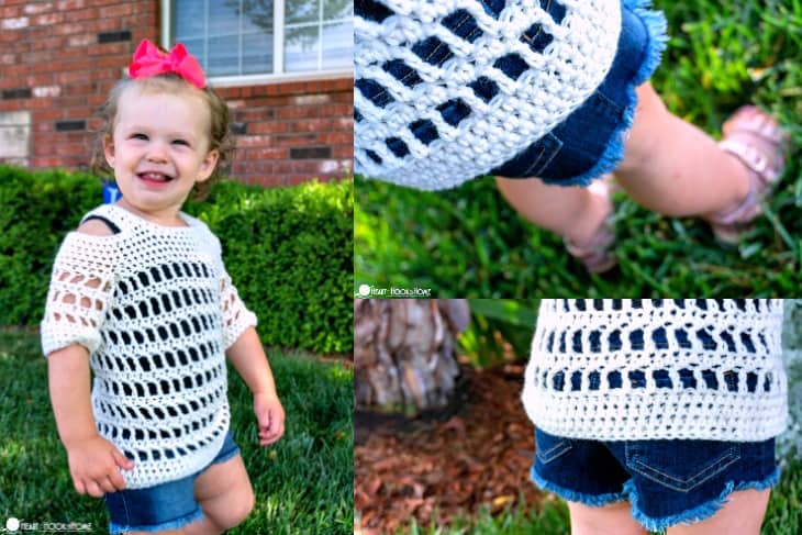 Child Cold Shoulder Coverup Pattern