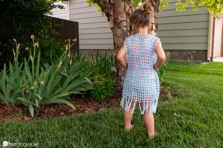 how to crochet a summer vest for children