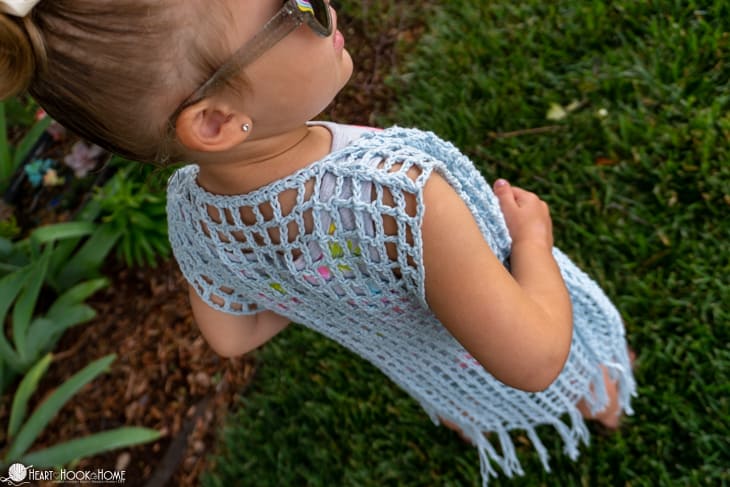 lightweight vest for kids free crochet pattern