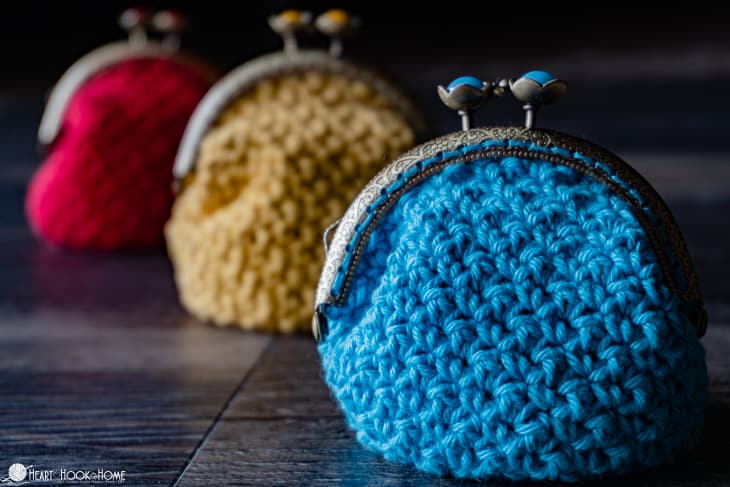 How to sew a clasp to a coin purse