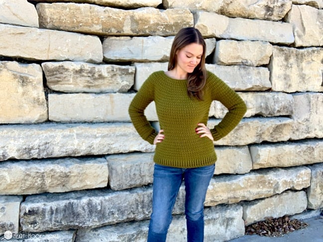 Color Block Sweater pattern