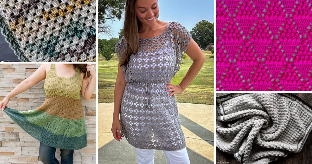 Crochet Stitches Using Only Single Crochet and Double Crochet