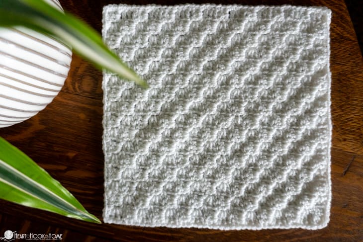 corner-to-corner afghan square pattern