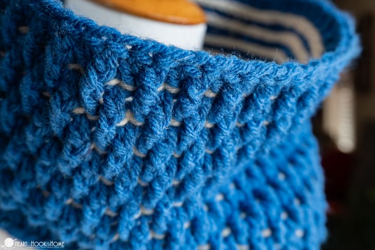 reversible cowl crochet pattern