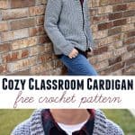 Cozy Classroom Cardigan youth large