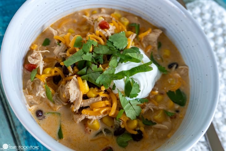 creamy tex-mex chicken soup