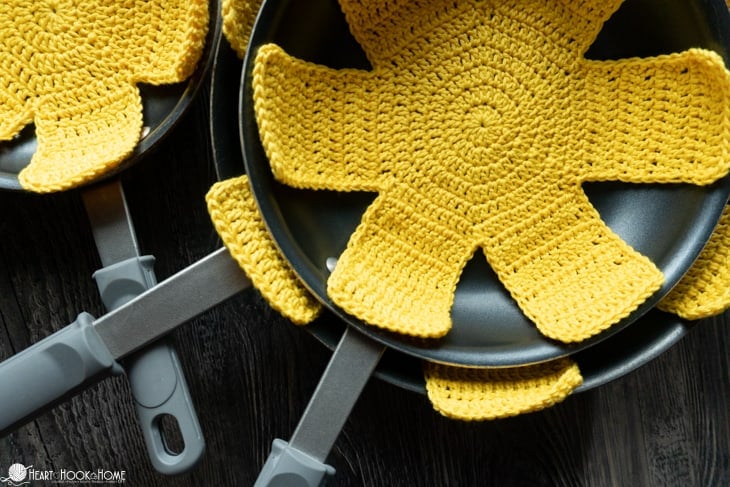 crochet pan protectors pattern