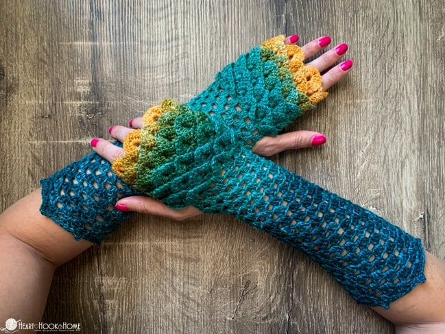 dragon scale gloves
