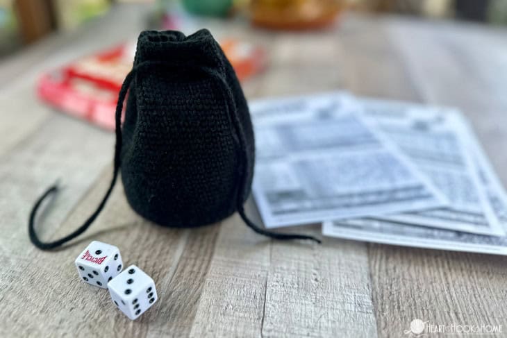 drawstrong pouch crochet pattern