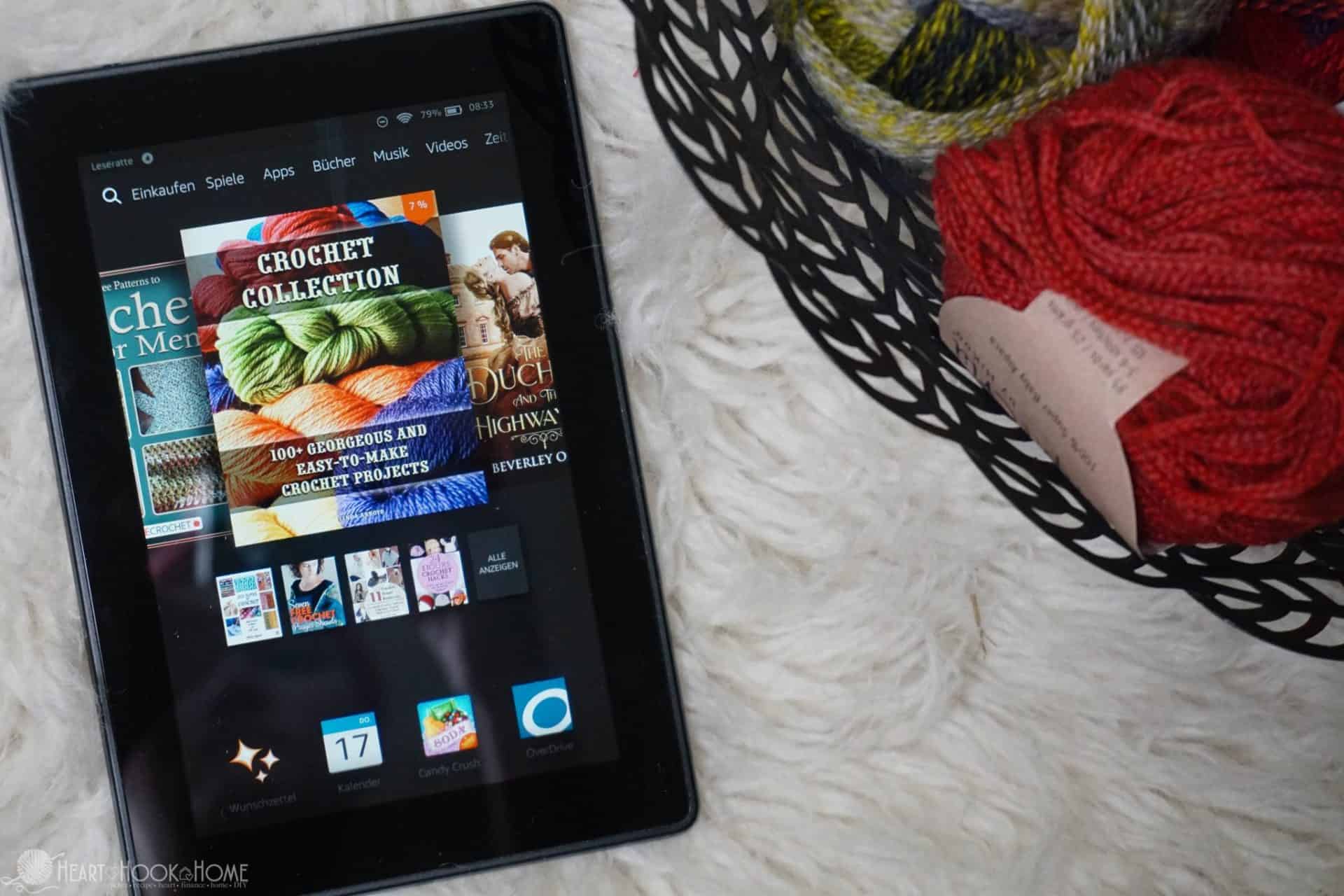 How to use your Kindle for Crochet