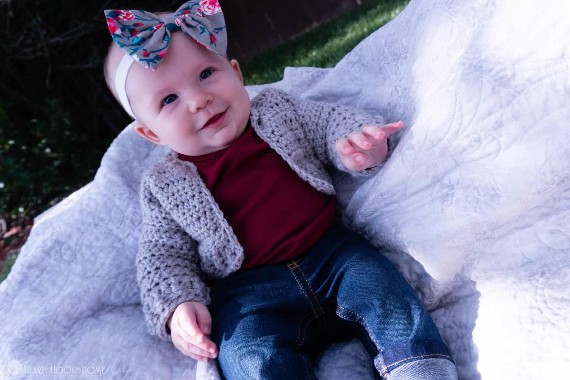 Bomber Cardi Kids (3/6 month)