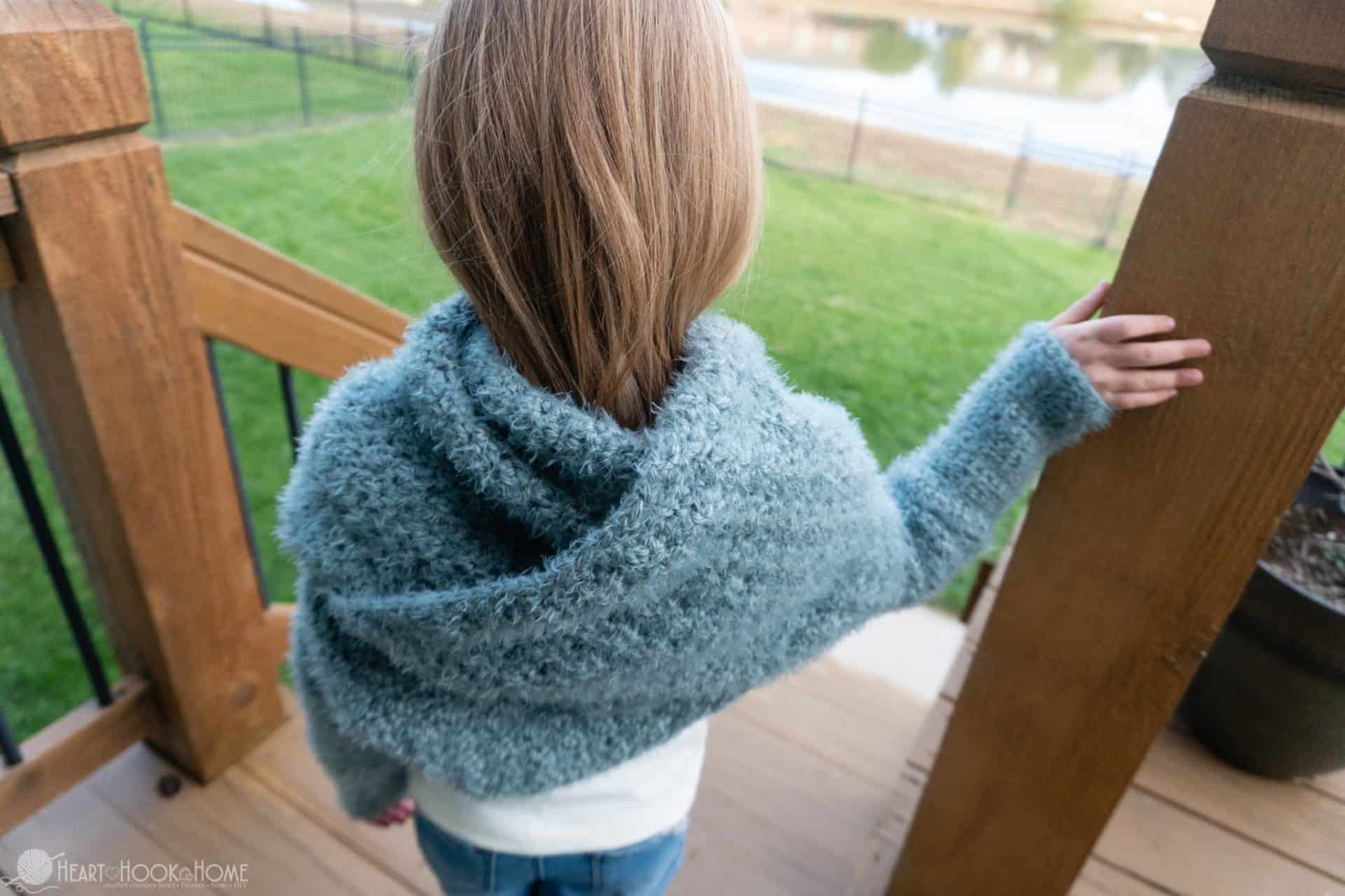 Child Size Scarf with sleeves