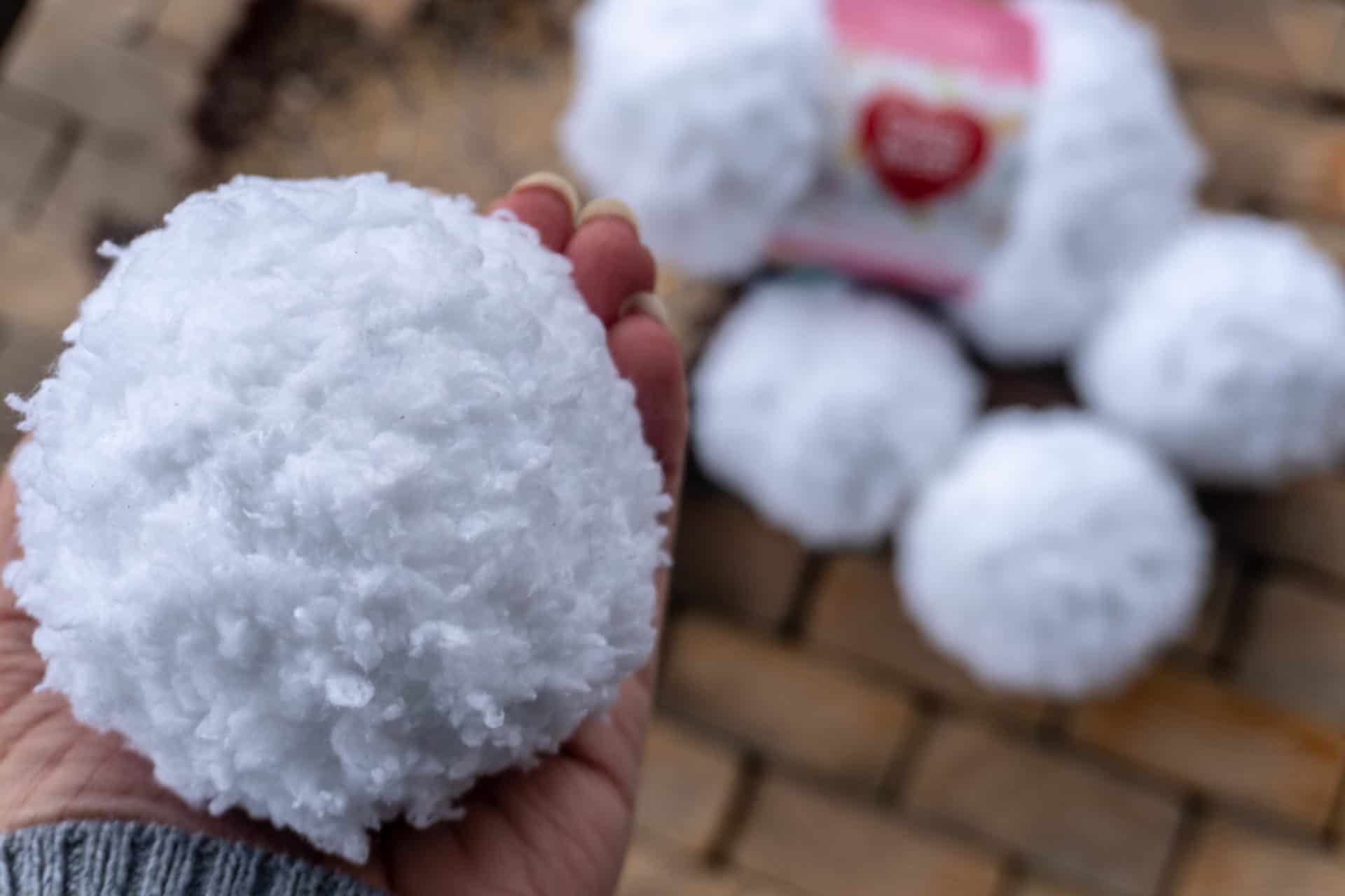 Crocheted Snowballs