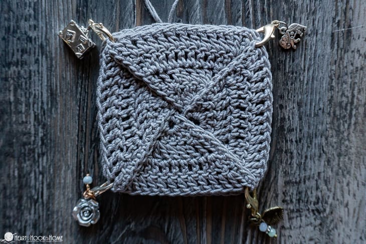 how to make a personal pouch pattern crochet