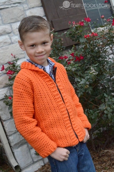 Easy cardigan for boys