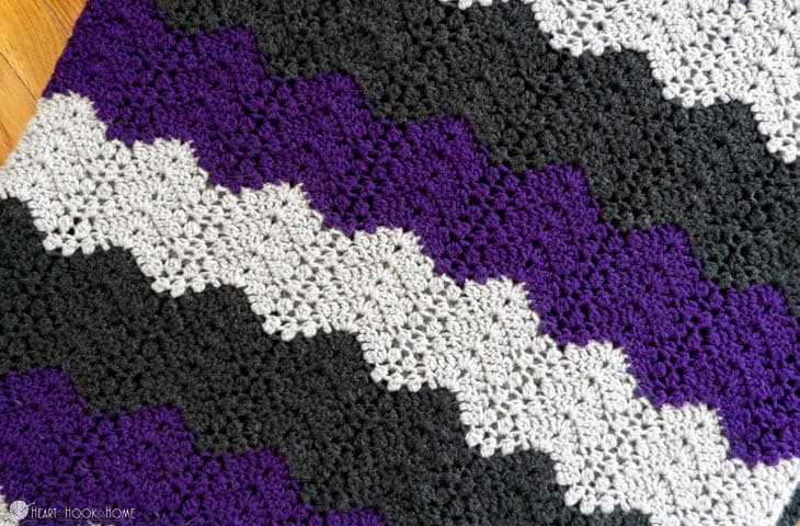 family size crochet blanket free pattern