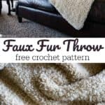 Faux Fur Throw Crochet Pattern