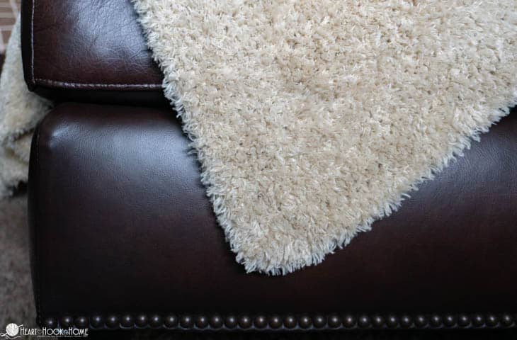 Hygge Fur throw crochet pattern