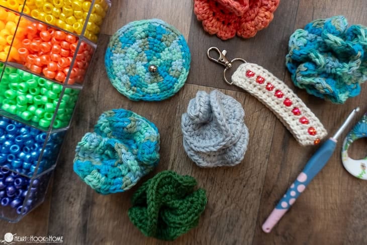 colorful fidget toy crochet