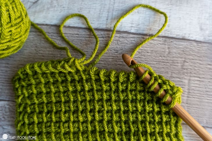 fix dropped stitch tunisian crochet