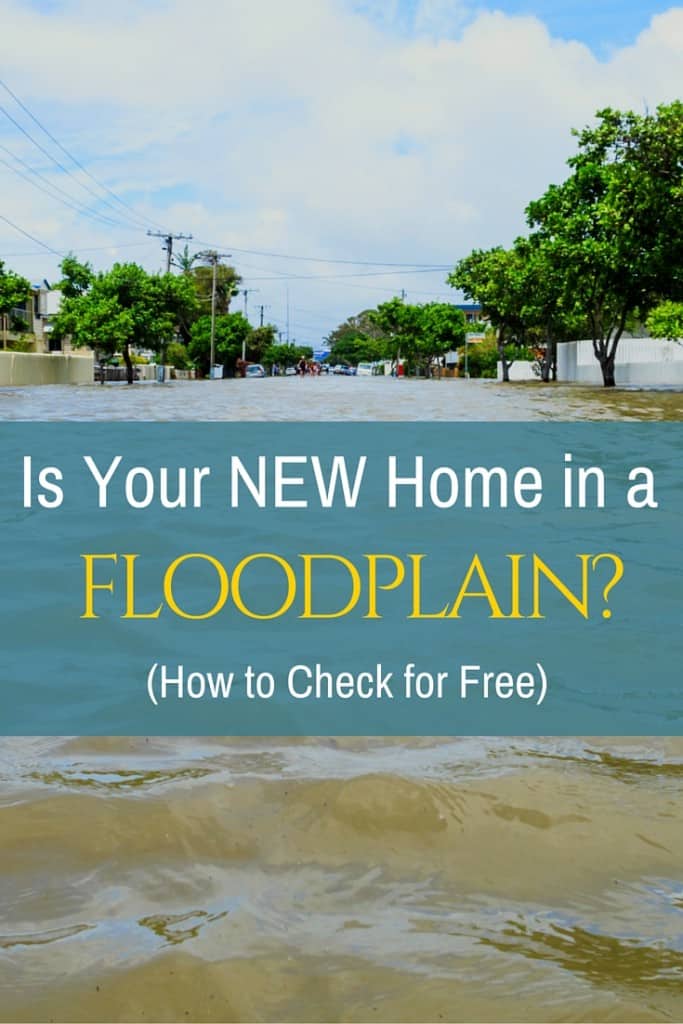 Example of a flooded neighborhood.