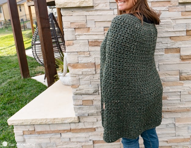free cape crochet pattern