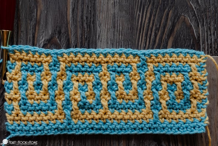 How to crochet Greek Key
