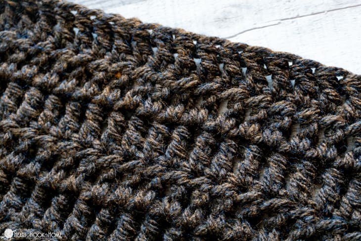 Sample of the Half Treble Crochet Stitch