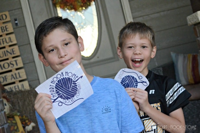 Heart Hook Home Crochet Community Vinyl Decals