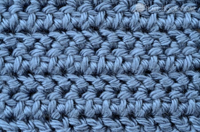 Herringbone Half Double Crochet tutorial